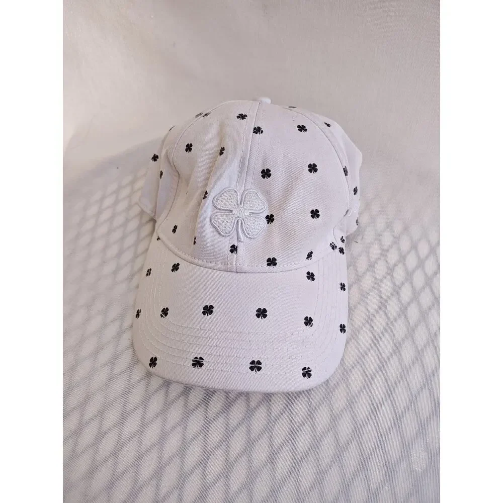 Black Clover White black Cover Hat Womens One Size Adjustable Embroidered Logo - Picture 7 of 7